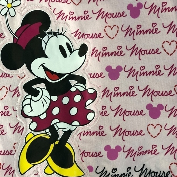 𝅺Disney Mini Mouse Fabric Tote Bag, Very Nice Condition - Picture 3 of 4